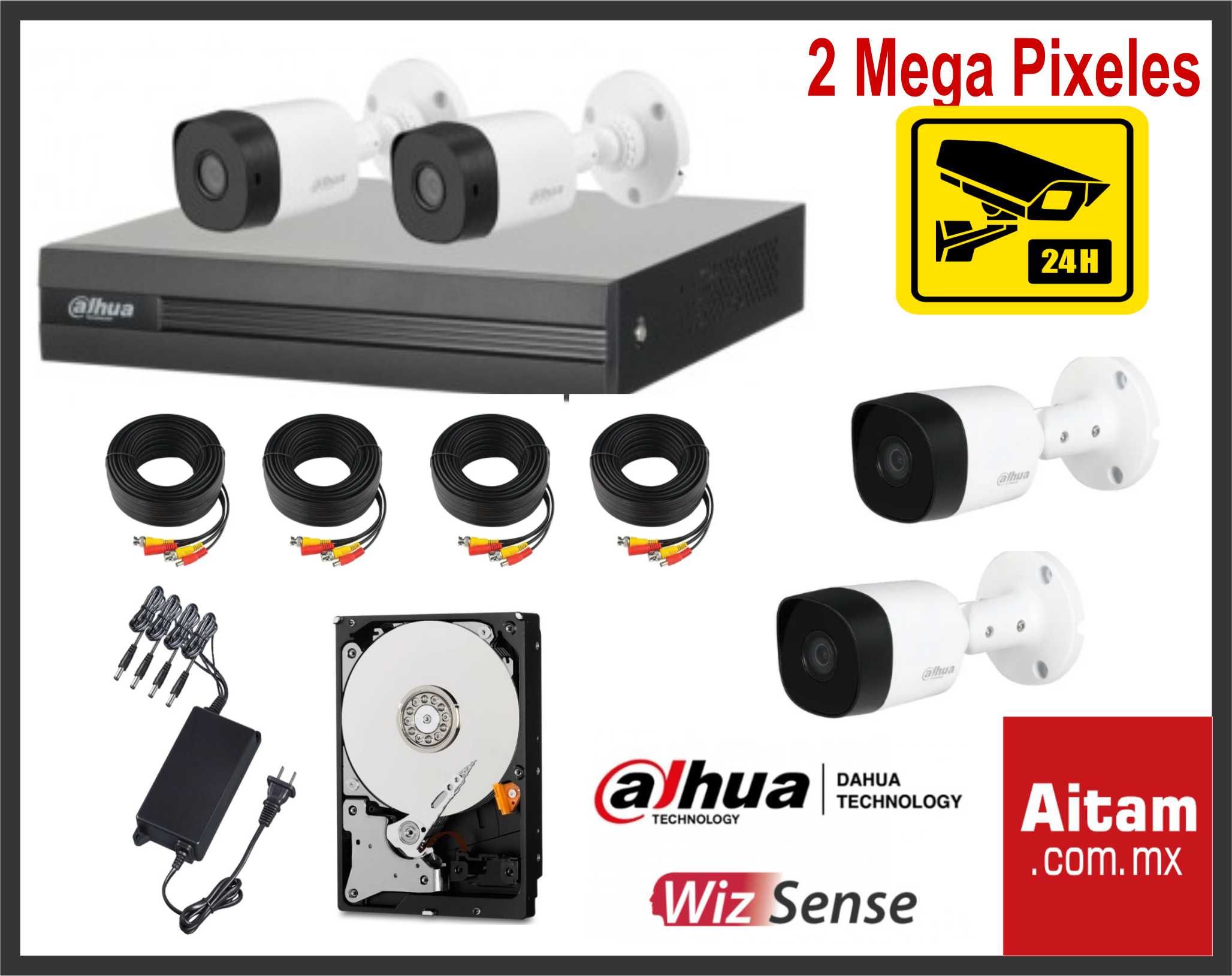 AITAM CAMARAS DE SEGURIDAD PARA CASA O NEGOCIO PROMOCIONES, INSTALACION EN PANUCO VERACRUZ TAMPICO MADERO Y ALTAMIRA ENVIOS GRATIS 3